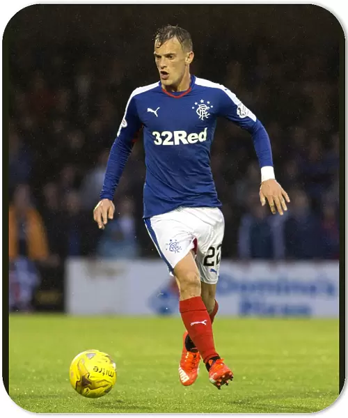 Dean Shiels in Action: Rangers vs Ayr United - Petrofac Training Cup Second Round