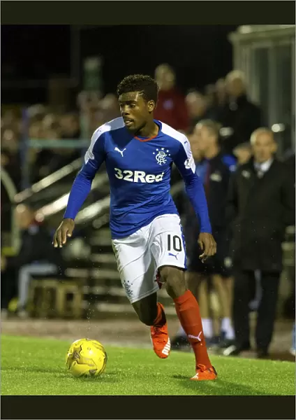 Rangers Nathan Oduwa in Action Against Ayr United in the Petrofac Training Cup