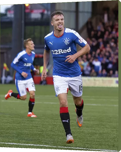 Rangers Andy Halliday Scores Dramatic League Cup Goal at Airdrieonians Excelsior Stadium