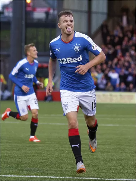 Rangers Andy Halliday Scores Dramatic League Cup Goal at Airdrieonians Excelsior Stadium