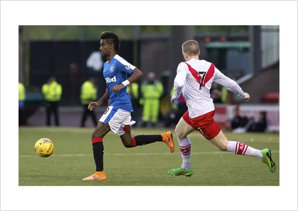 Rangers Gedion Zelalem Shines in League Cup Clash Against Airdrieonians at Excelsior Stadium