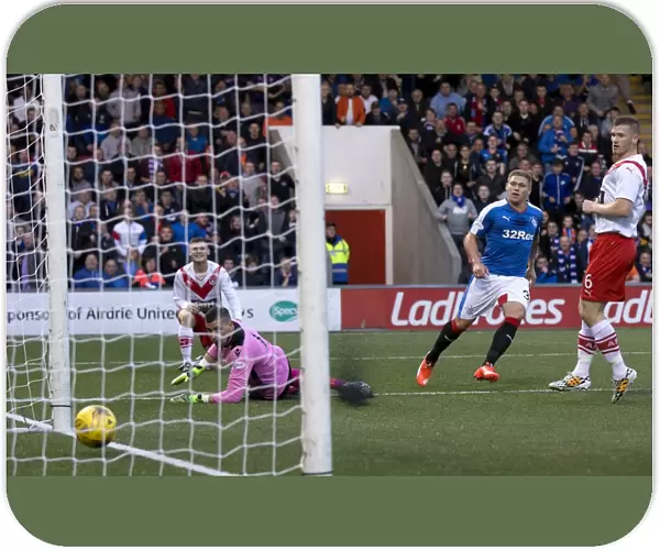 Martyn Waghorn Scores for Rangers in League Cup Victory at Airdrieonians Excelsior Stadium