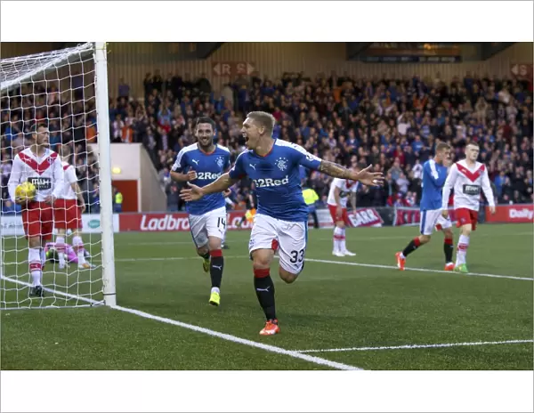 Martyn Waghorn's Dramatic League Cup Goal: Airdrieonians vs Rangers at Excelsior Stadium