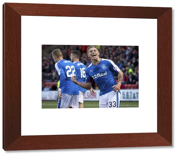 Rangers Martyn Waghorn: Dramatic League Cup Goal at Airdrieonians Excelsior Stadium (Scottish Cup Winners 2003)