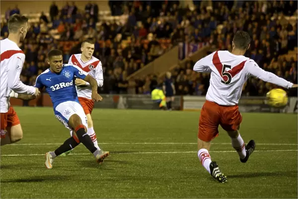 Rangers Tavernier Scores Game-Winning Goal in League Cup Round Two at Airdrieonians Excelsior Stadium
