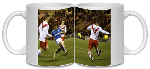 Rangers Tavernier Scores Game-Winning Goal in League Cup Round Two at Airdrieonians Excelsior Stadium