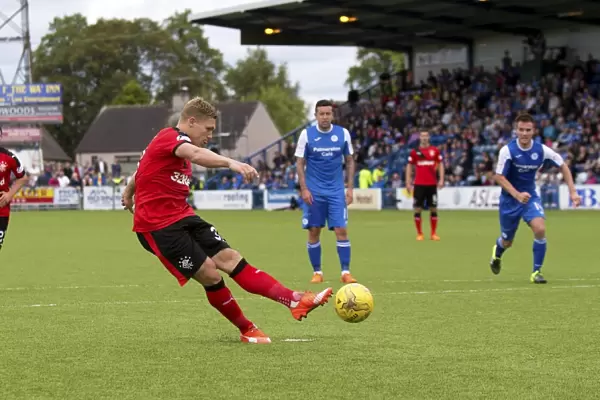 Martyn Waghorn Scores First Penalty for Rangers: Queen of the South Clash at Palmerston Park, Ladbrokes Championship