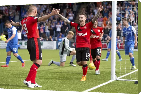 Rangers Barrie McKay: Scoring the Winning Goal Against Queen of the South in the Ladbrokes Championship