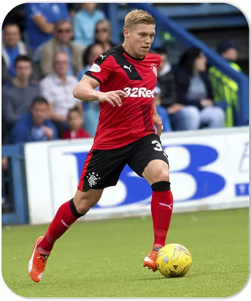 Rangers Martyn Waghorn in Action Against Queen of the South in the Ladbrokes Championship at Palmerston Park
