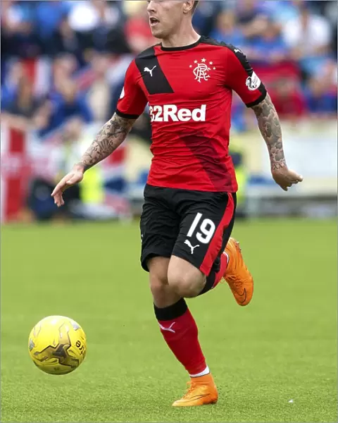 Barrie McKay in Action: Queen of the South vs. Rangers - Ladbrokes Championship at Palmerston Park