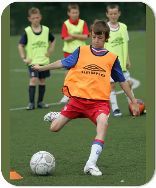 Nurturing Soccer Talent: Future Stars in Training with Rangers Football Club at Stirling University