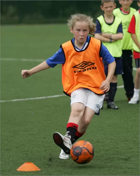 Future Stars in Action: Rangers Football Club Soccer Schools at Stirling University
