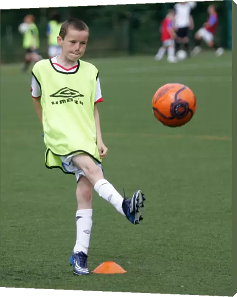 Nurturing Soccer Talent: Future Football Stars in Action at Rangers Football Club's FITC Soccer Schools, Stirling University