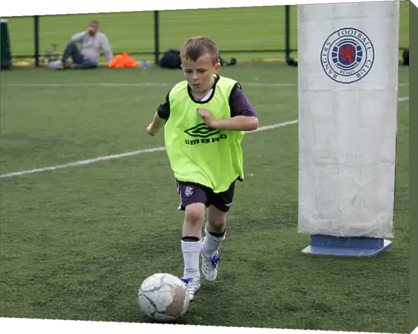 Future Football Stars in Training: Rangers Soccer Schools at Stirling University