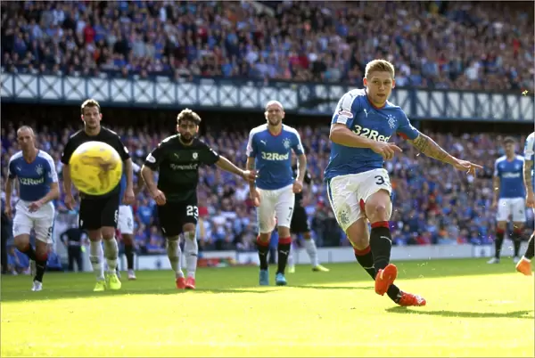 Martyn Waghorn Scores Double: Thrilling Rangers Victory in Ladbrokes Championship at Ibrox Stadium (vs Raith Rovers)