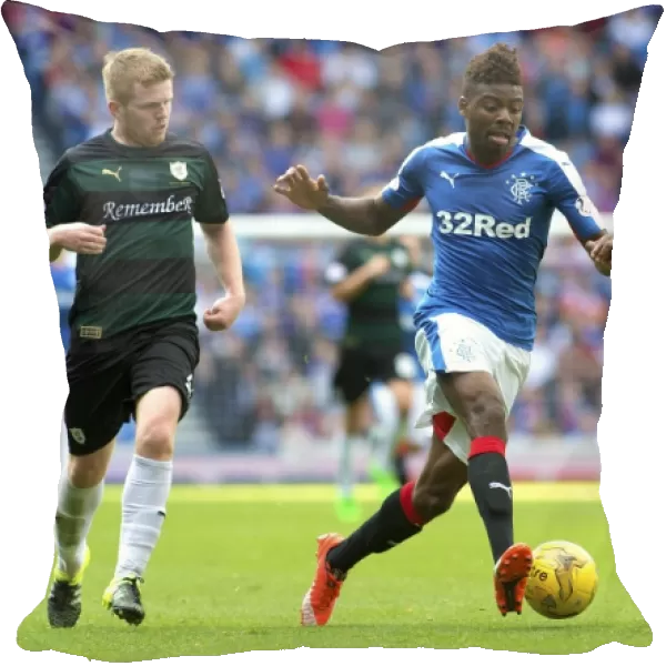 Nathan Oduwa in Action: Rangers vs Raith Rovers at Ibrox Stadium (Scottish Cup Victory 2003)