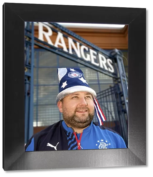 Magical Rangers FC Fan: Paul Boyle's Enchanted Support at Ibrox Stadium (Scottish Cup Champions 2003)
