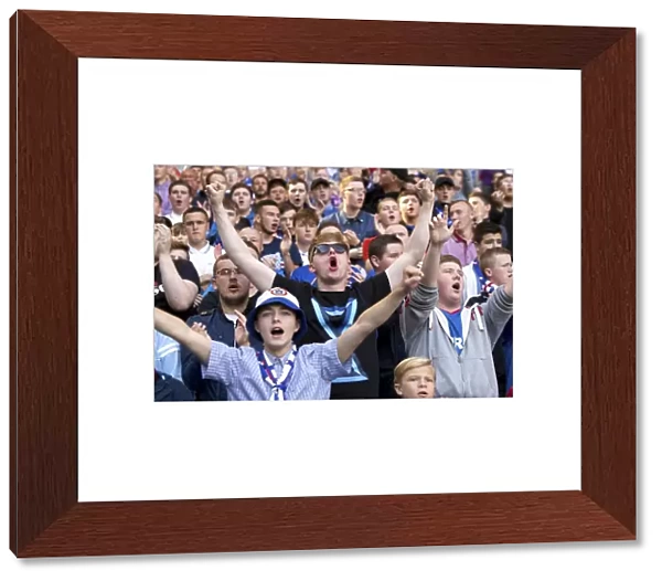 Rangers FC: Euphoric Ibrox Stadium Crowd Celebrating Scottish Cup Victory vs Raith Rovers (2003)