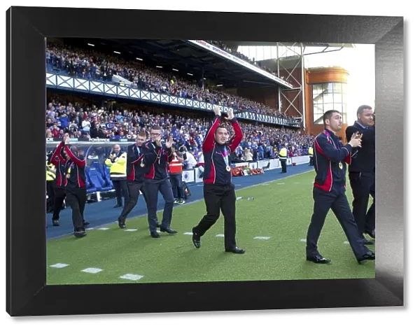 Gold Medal Football Heroes Honored at Rangers vs Raith Rovers: Special Olympics Champions Parade at Ibrox Stadium