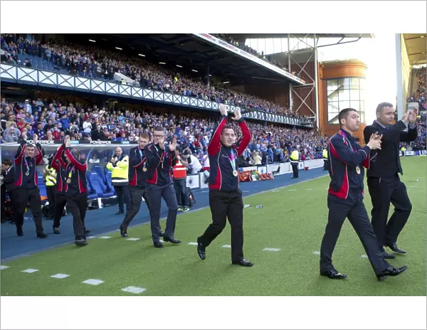 Gold Medal Football Heroes Honored at Rangers vs Raith Rovers: Special Olympics Champions Parade at Ibrox Stadium