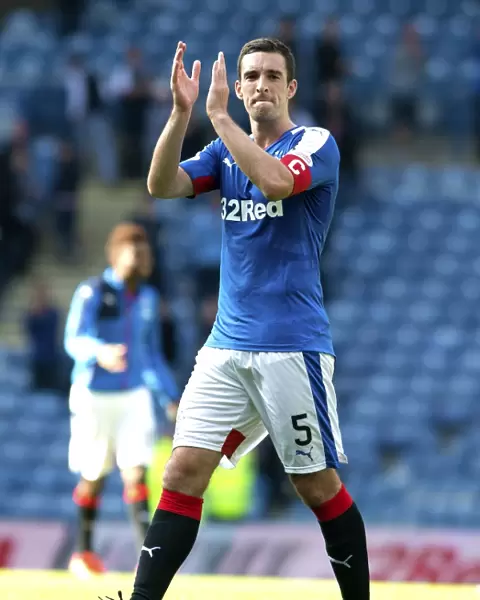 Rangers Captain Lee Wallace Leading the Charge at Ibrox Stadium