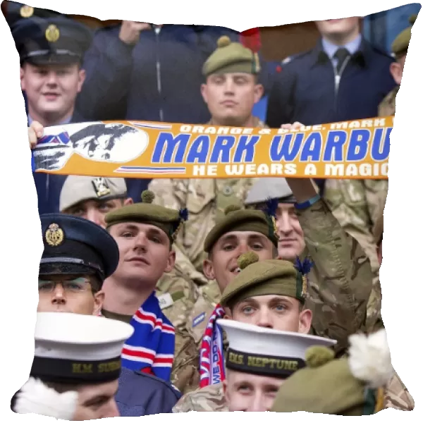 Saluting the Brave: Rangers Football Club Honors Armed Forces at Ibrox Stadium - Scottish Championship Win