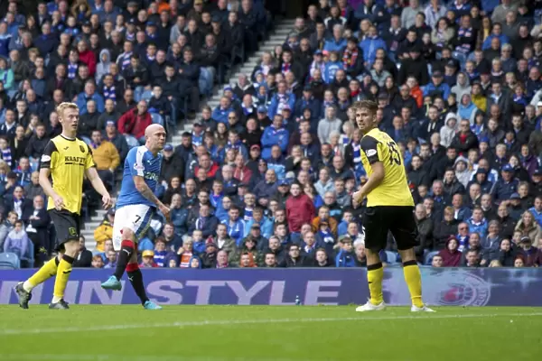 Rangers Nicky Law Scores Thrilling Third Goal in Championship Match vs Livingston at Ibrox Stadium