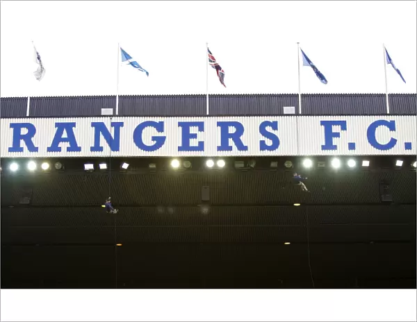 Armed Forces Abseil: Rangers vs. Livingston at Ibrox Stadium - Ladbrokes Championship