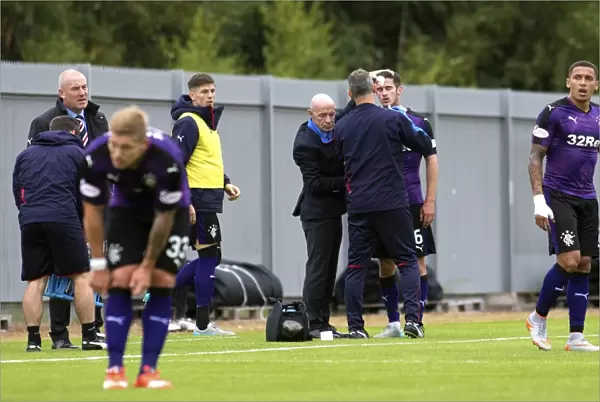 Rangers Dominic Ball Receives Medical Attention for Head Wound During Ladbrokes Championship Match