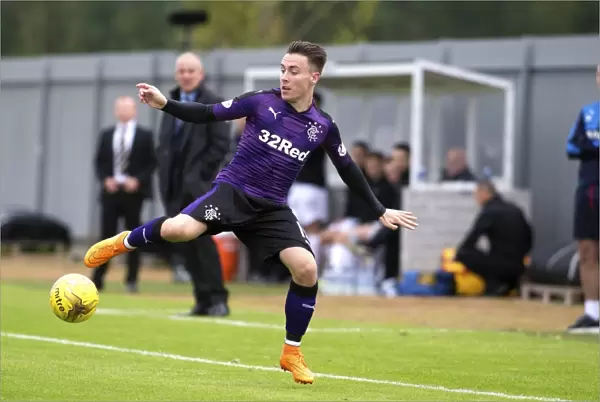 Rangers Barrie McKay in Action at Dumbarton's The Cheaper Insurance Direct Stadium - Ladbrokes Championship Match