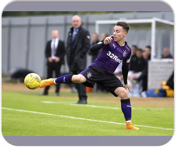 Rangers Barrie McKay in Action: Championship Clash against Dumbarton at The Cheaper Insurance Direct Stadium