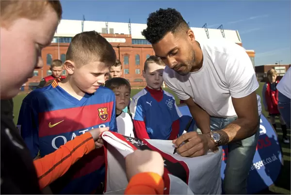 Rangers Soccer School: A Day with Wes Foderingham and Rob Kiernan - Nurturing Future Stars: Insights and Skills Sharing at Ibrox Complex (Scottish Cup Winners 2003)