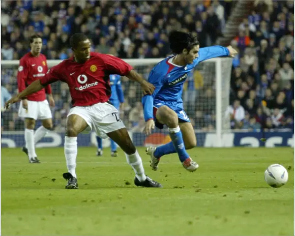 Manchester United Triumphs Over Rangers: 22 / 10 / 03 (Rangers 0-1 Manchester United)