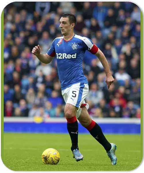 Rangers Captain Lee Wallace Fires Up Team at Ibrox Stadium During Championship Battle Against Queen of the South