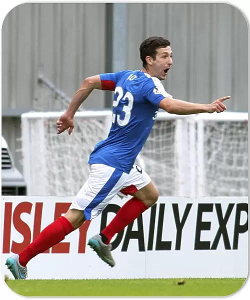 Rangers Jason Holt Euphoria: Scoring the Winning Goal in St Mirren vs Rangers (Ladbrokes Championship 2023)
