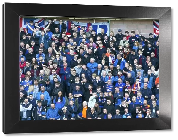 Passionate Rangers FC Fans Celebrate Victory at Easter Road: Scottish Cup Triumph (2003)