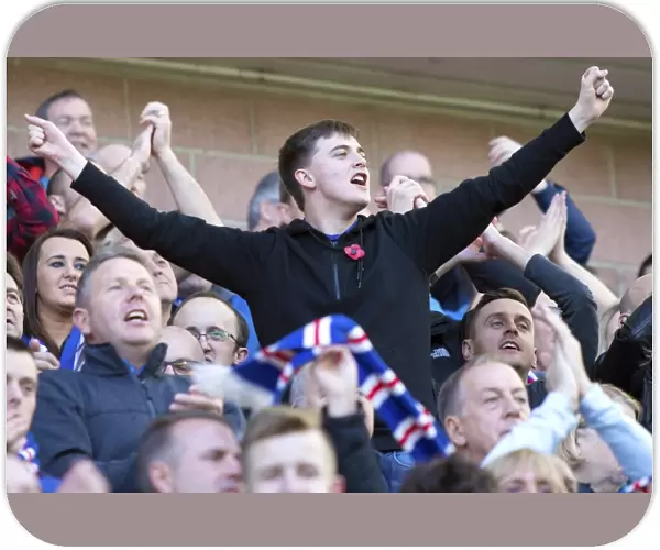 Passionate Rangers FC Fans Celebrate Scottish Cup Victory at Easter Road: Hibernian vs Rangers (2003)