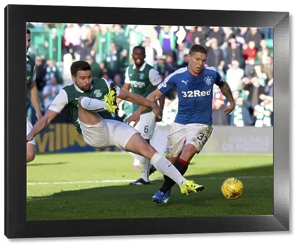 Intense Rivalry: Waghorn vs McGregor at the 2003 Scottish Cup Championship Match - Rangers vs Hibernian, Easter Road