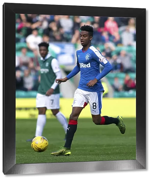 Gedion Zelalem in Action: Hibernian vs Rangers, Ladbrokes Championship, Easter Road - Scottish Football Intensity