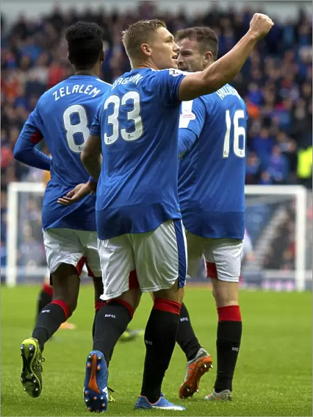 Martyn Waghorn Scores First Goal for Rangers at Ibrox Stadium