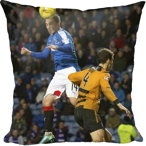 Nicky Clark Scores His Fourth Goal: Rangers Victory in Ladbrokes Championship Match vs Alloa Athletic at Ibrox Stadium