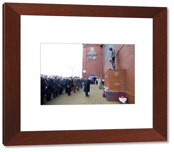 John Greig Honors Scottish Cup Victory and Remembrance Day at Ibrox Stadium: A Tribute to Rangers Football Club Legends