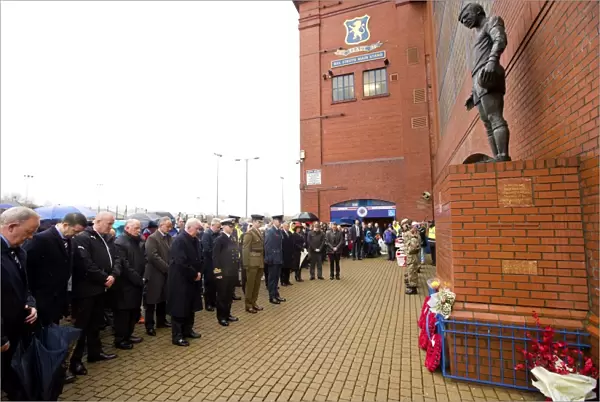 John Greig: Scottish Cup Champion and Remembrance Day Hero - A Tribute at Ibrox