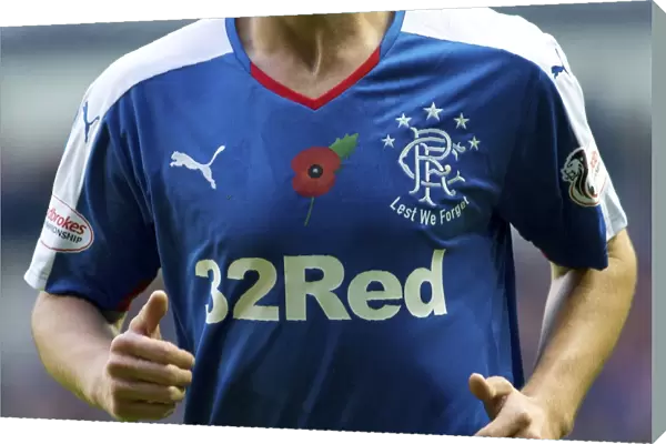 Rangers Football Club: A Poppy Tribute - Scottish Cup Champions (2003) Honoring Remembrance Day vs Alloa Athletic at Ibrox Stadium
