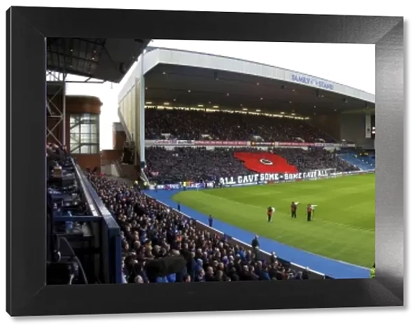 Rangers and Alloa Players Honor Remembrance Day with Silent Tribute at Ibrox Stadium: A Moment of Respect during the Scottish Championship Match