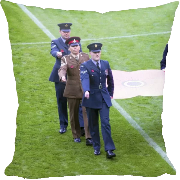 Honoring Heroes: Poppy Procession at Rangers Football Club's Ibrox Stadium
