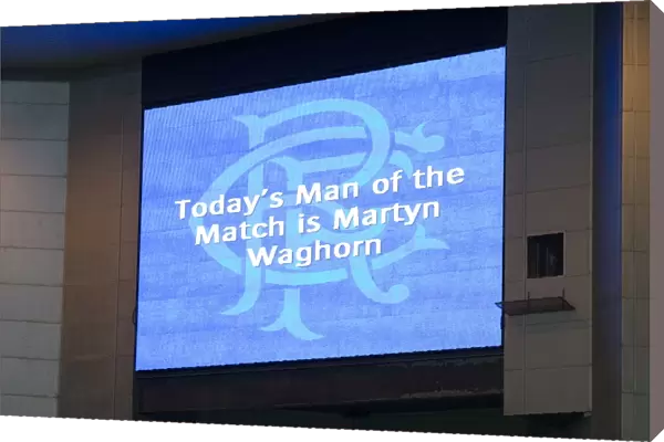 Rangers Martyn Waghorn Named Man of the Match in Championship Clash Against Alloa Athletic at Ibrox Stadium