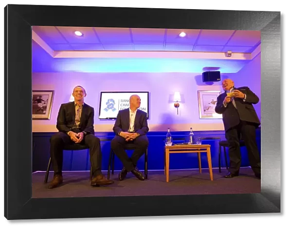 Mark Warburton and David Weir at Rangers Charity Q&A: Insights from the Scottish Cup-Winning Duo (Ibrox Stadium, 2003)