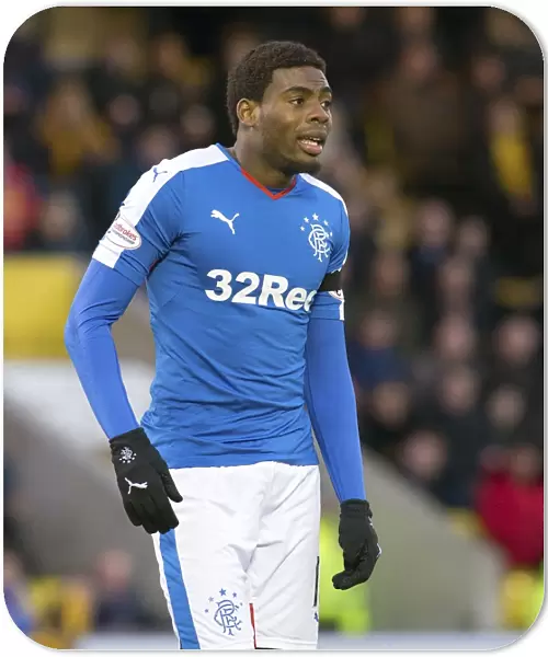 Rangers Nathan Oduwa Fights for Possession against Livingston in the Ladbrokes Championship at Tony Macaroni Arena