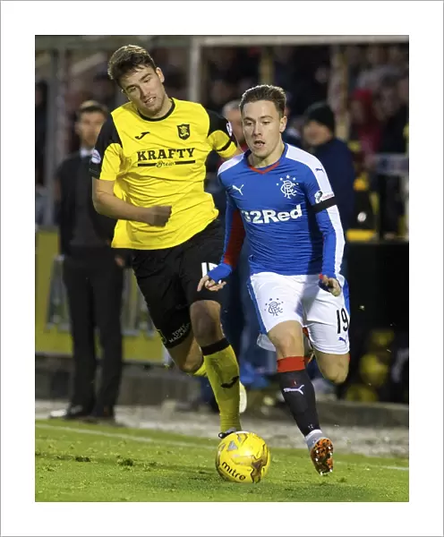 Rangers Barrie McKay in Action: Championship Battle against Livingston at Tony Macaroni Arena